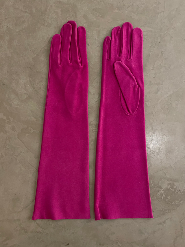 GUANTES DE ANTE MAGENTA