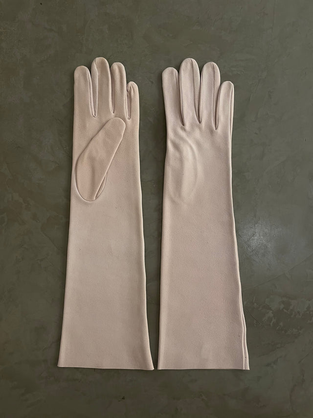 GUANTES LARGOS ANTE LILA