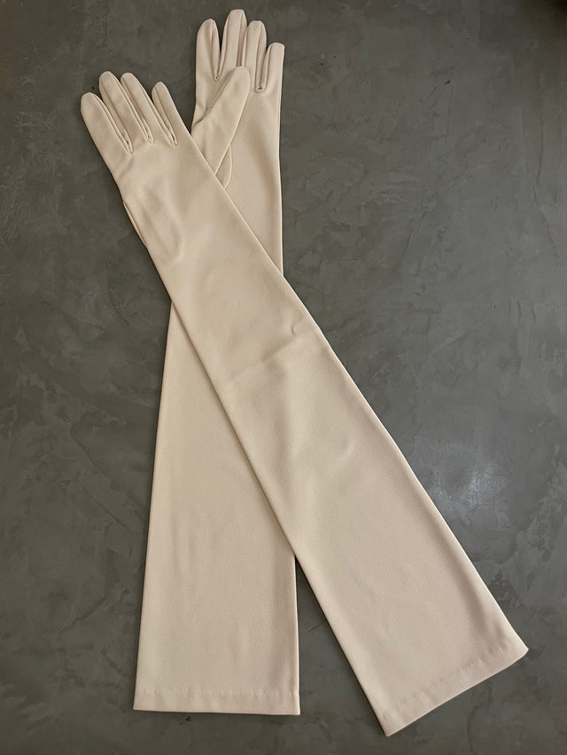 GUANTES LARGOS MARFIL CLARO