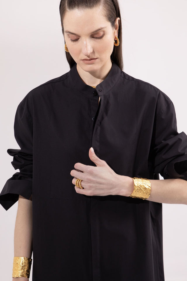 ARTIST SHIRT DRESS Black