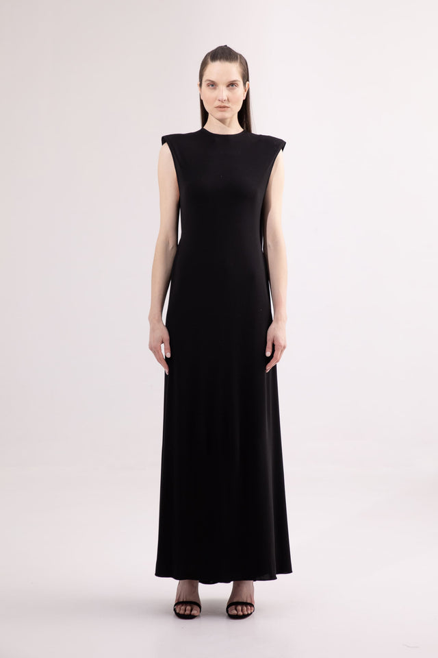 MATHILDE DRESS Black jersey