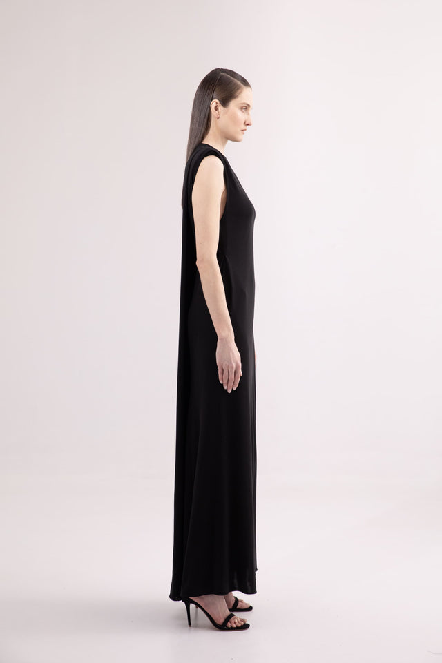 MATHILDE DRESS Black jersey