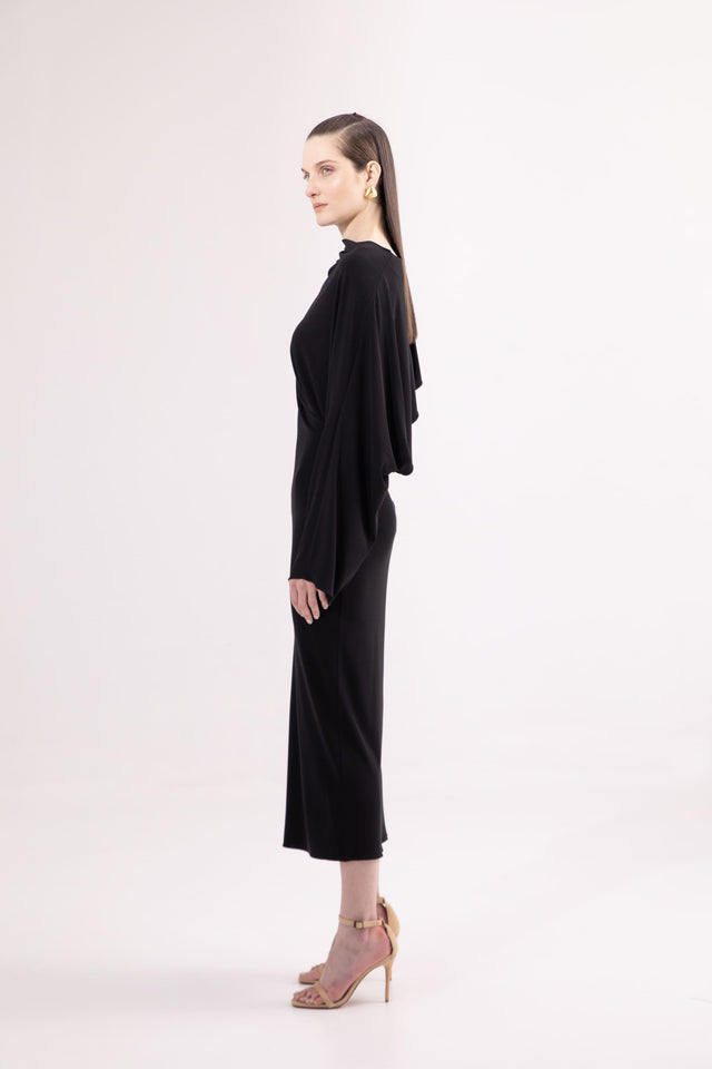 CARMEN DRESS Black jersey