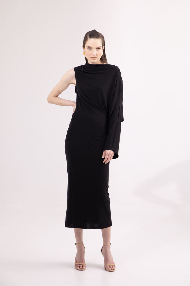 CARMEN DRESS Black jersey