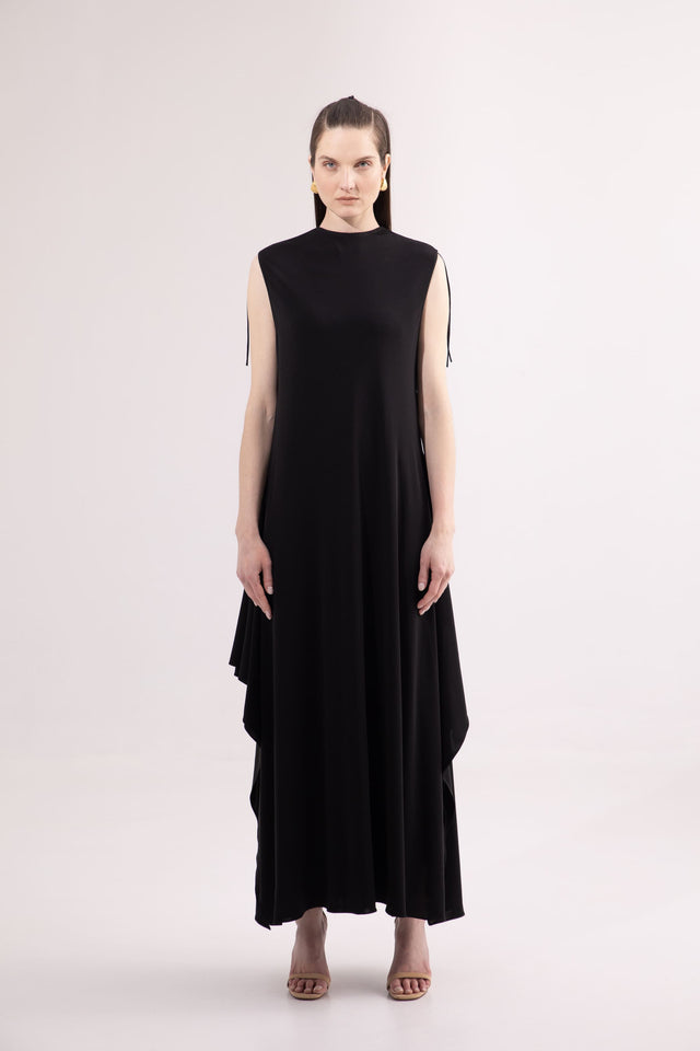 LUNA DRESS Black jersey