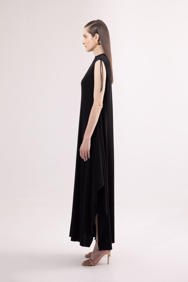 LUNA DRESS Black jersey