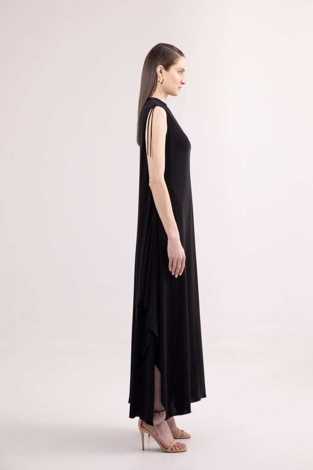 LUNA DRESS Black jersey