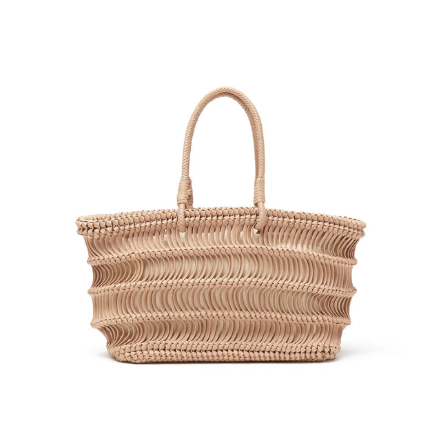 THE KNOTTY TOTE BAG NEUTRAL GRAND 