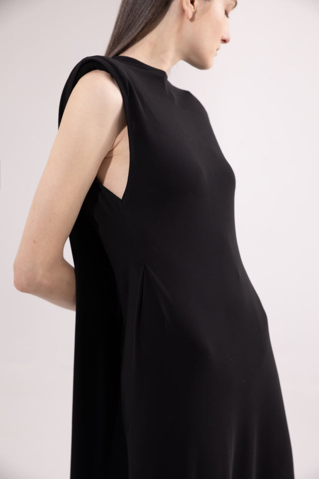 VESTIDO MATHILDE Black jersey